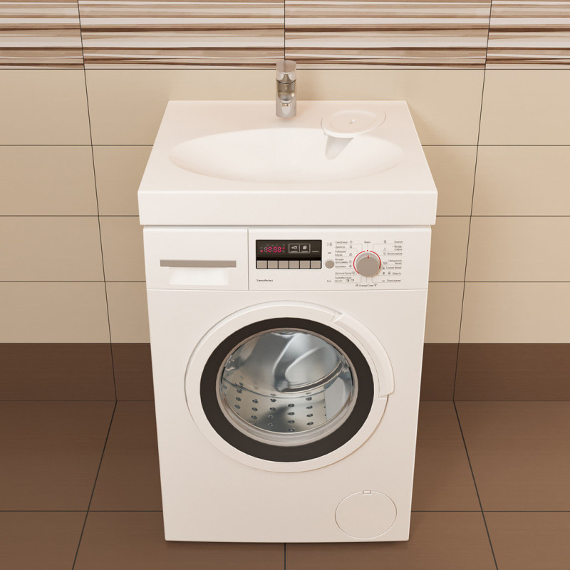 картинка Раковина подвесная Azario Elegance 59.2х59.2х9 Белый (CS00078300) от магазина Сантехника.SpecialFlat