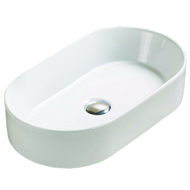 картинка Раковина накладная Azario 52.5х30х11.5 фаянс, цвет Белый (AZ1048SP) от магазина Сантехника.SpecialFlat